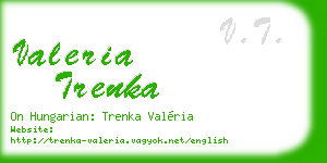 valeria trenka business card